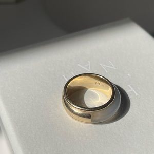 J. Hannah Quarry Ring (Blue Chalcedony)